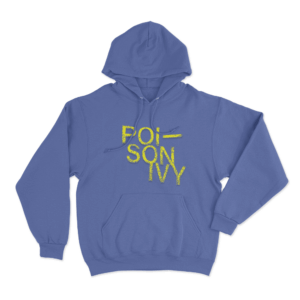 Poison Ivy Unisex Hoodie Blue