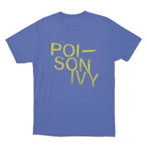 Poison Ivy Unisex T Shirt Blue