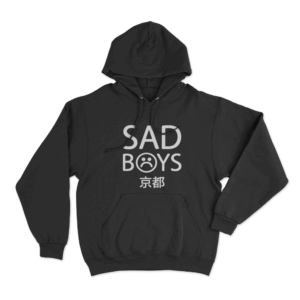 Sad Boys Kyoto Unisex Hoodie Black