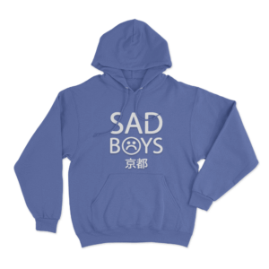 Sad Boys Kyoto Unisex Hoodie Blue