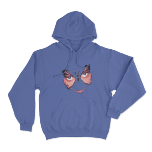 Yung Lean Butterfly Face Unisex Hoodie Blue