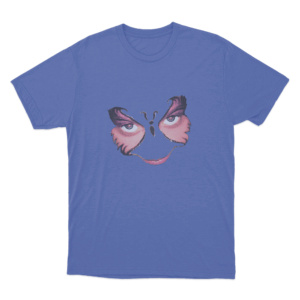 Yung Lean Butterfly Face Unisex T Shirt Blue