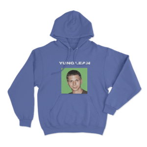 Yung Lean Portrait Unisex Hoodie Blue